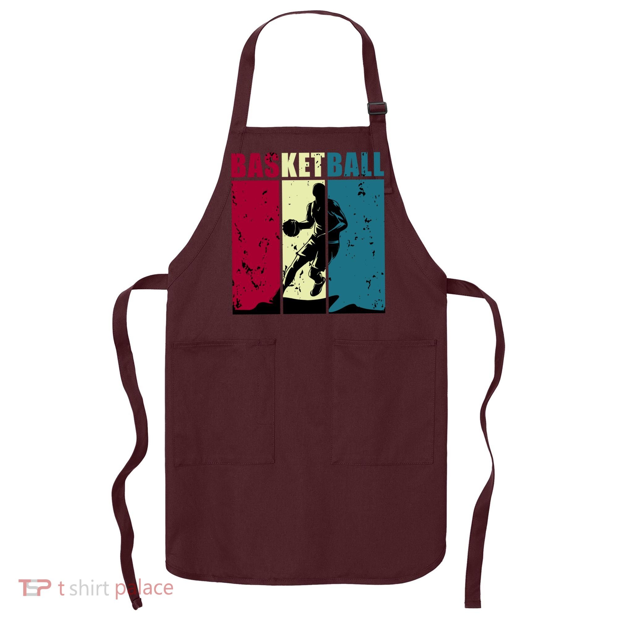 Classic Retro Basketball Apron
