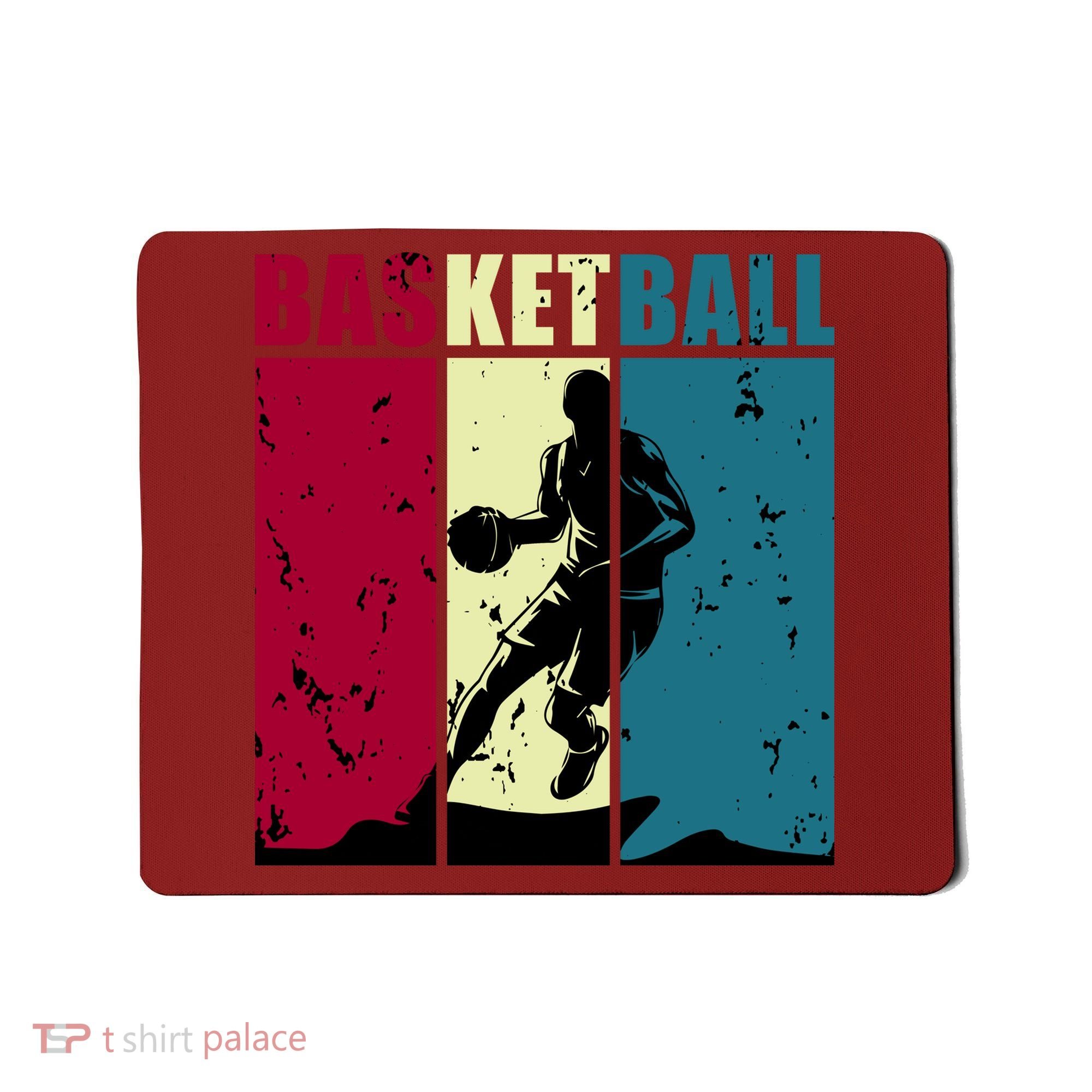 Classic Retro Basketball Mousepad