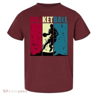 Classic Retro Basketball Toddler T-Shirt