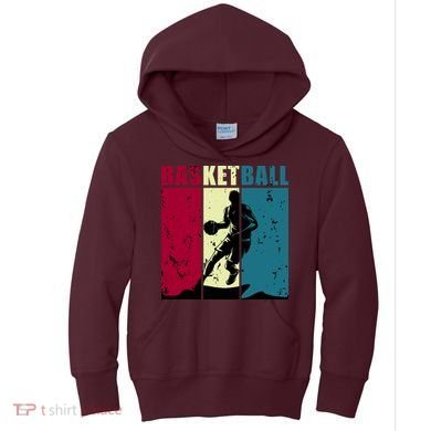Classic Retro Basketball Kids Hoodie
