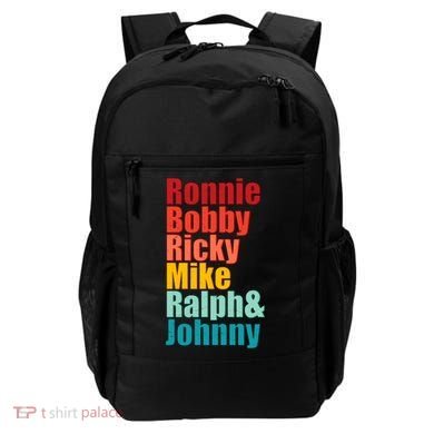 Cool Ronnie Bobby Ricky Mike Ralph And Johnny Backpack