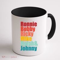 Cool Ronnie Bobby Ricky Mike Ralph And Johnny Coffee Mug thumb 1
