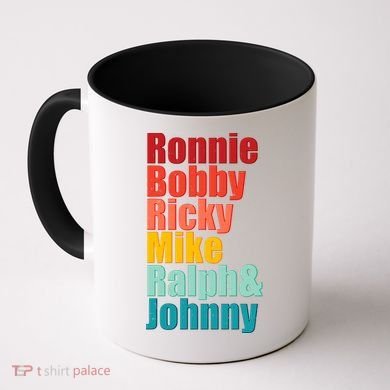 Cool Ronnie Bobby Ricky Mike Ralph And Johnny Coffee Mug