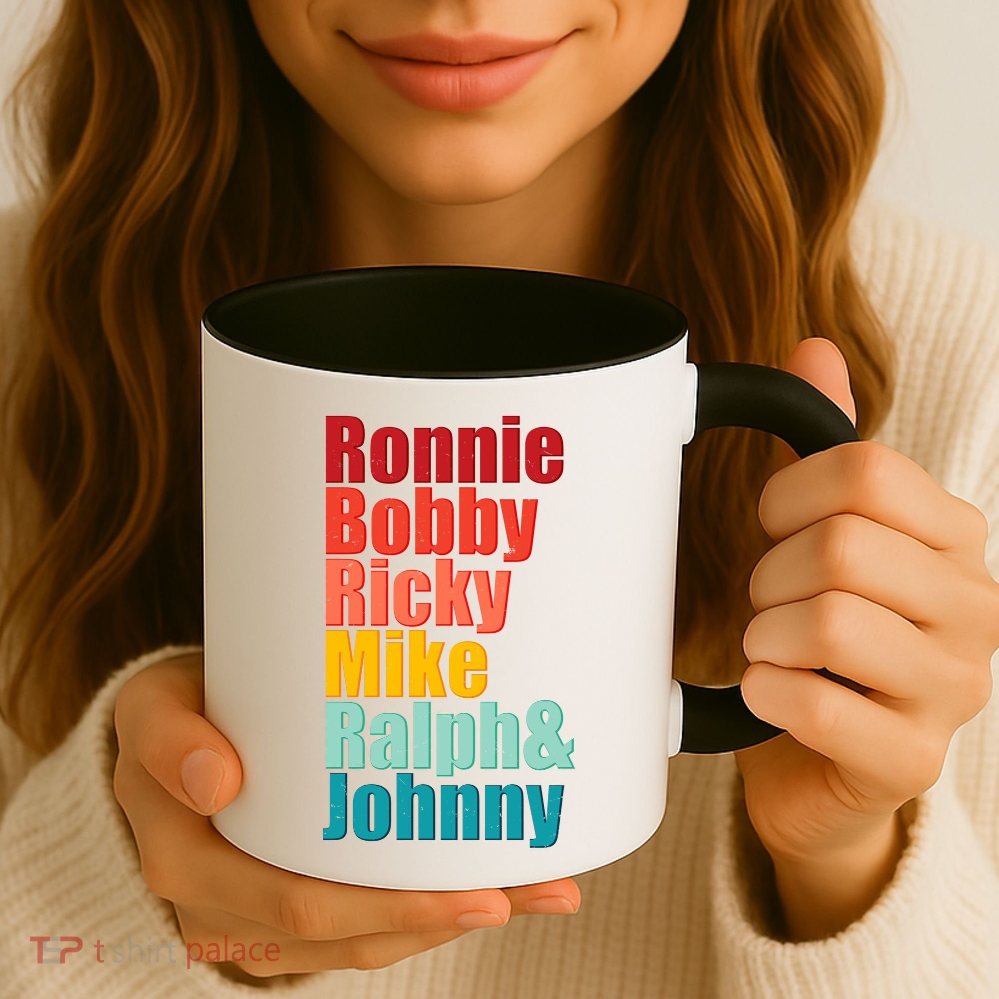 Cool Ronnie Bobby Ricky Mike Ralph And Johnny Coffee Mug