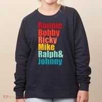 Cool Ronnie Bobby Ricky Mike Ralph And Johnny Women's Sweatshirt thumb 0