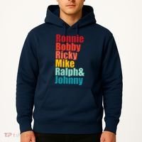 Cool Ronnie Bobby Ricky Mike Ralph And Johnny Hoodie thumb 2