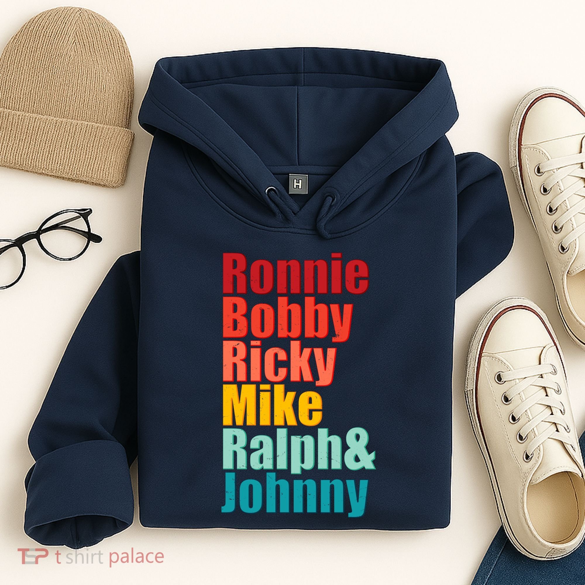 Cool Ronnie Bobby Ricky Mike Ralph And Johnny Hoodie