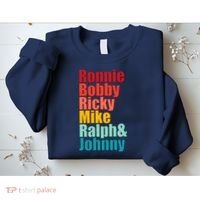 Cool Ronnie Bobby Ricky Mike Ralph And Johnny Sweatshirt thumb 2