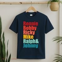 Cool Ronnie Bobby Ricky Mike Ralph And Johnny T-Shirt thumb 2
