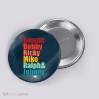 Cool Ronnie Bobby Ricky Mike Ralph And Johnny Button thumb 0