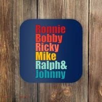 Cool Ronnie Bobby Ricky Mike Ralph And Johnny Coaster thumb 0