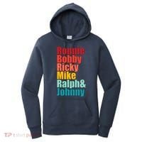 Cool Ronnie Bobby Ricky Mike Ralph And Johnny Women's Hoodie thumb 0