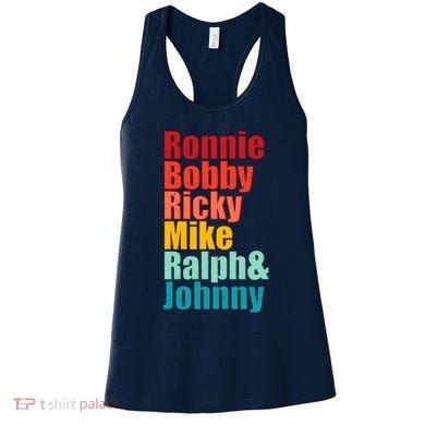 Cool Ronnie Bobby Ricky Mike Ralph And Johnny Women's Tank Top