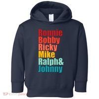 Cool Ronnie Bobby Ricky Mike Ralph And Johnny Toddler Hoodie thumb 0