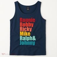 Cool Ronnie Bobby Ricky Mike Ralph And Johnny Tank Top thumb 2