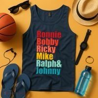 Cool Ronnie Bobby Ricky Mike Ralph And Johnny Tank Top thumb 4