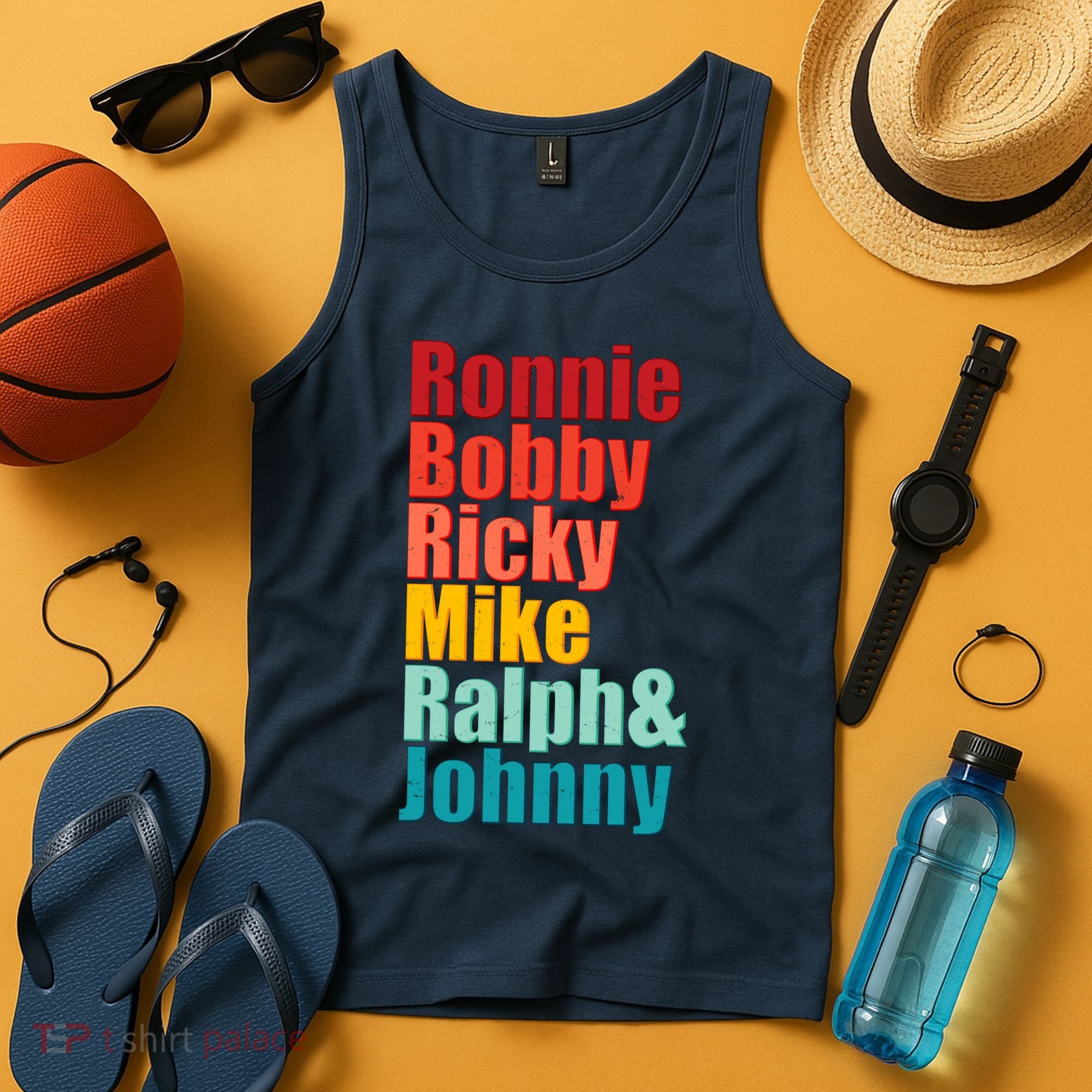 Cool Ronnie Bobby Ricky Mike Ralph And Johnny Tank Top