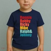 Cool Ronnie Bobby Ricky Mike Ralph And Johnny Toddler T-Shirt thumb 2