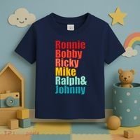 Cool Ronnie Bobby Ricky Mike Ralph And Johnny Toddler T-Shirt thumb 3