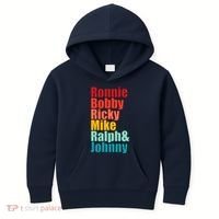 Cool Ronnie Bobby Ricky Mike Ralph And Johnny Kids Hoodie thumb 0