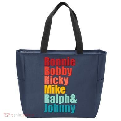 Cool Ronnie Bobby Ricky Mike Ralph And Johnny Tote Bag