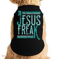 Christian Religious Bible Jesus Freak Distressed Doggie Tank thumb 0