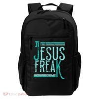 Christian Religious Bible Jesus Freak Distressed Backpack thumb 0