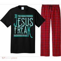 Christian Religious Bible Jesus Freak Distressed Pajama Set thumb 0