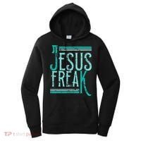 Christian Religious Bible Jesus Freak Distressed Women's Hoodie thumb 0