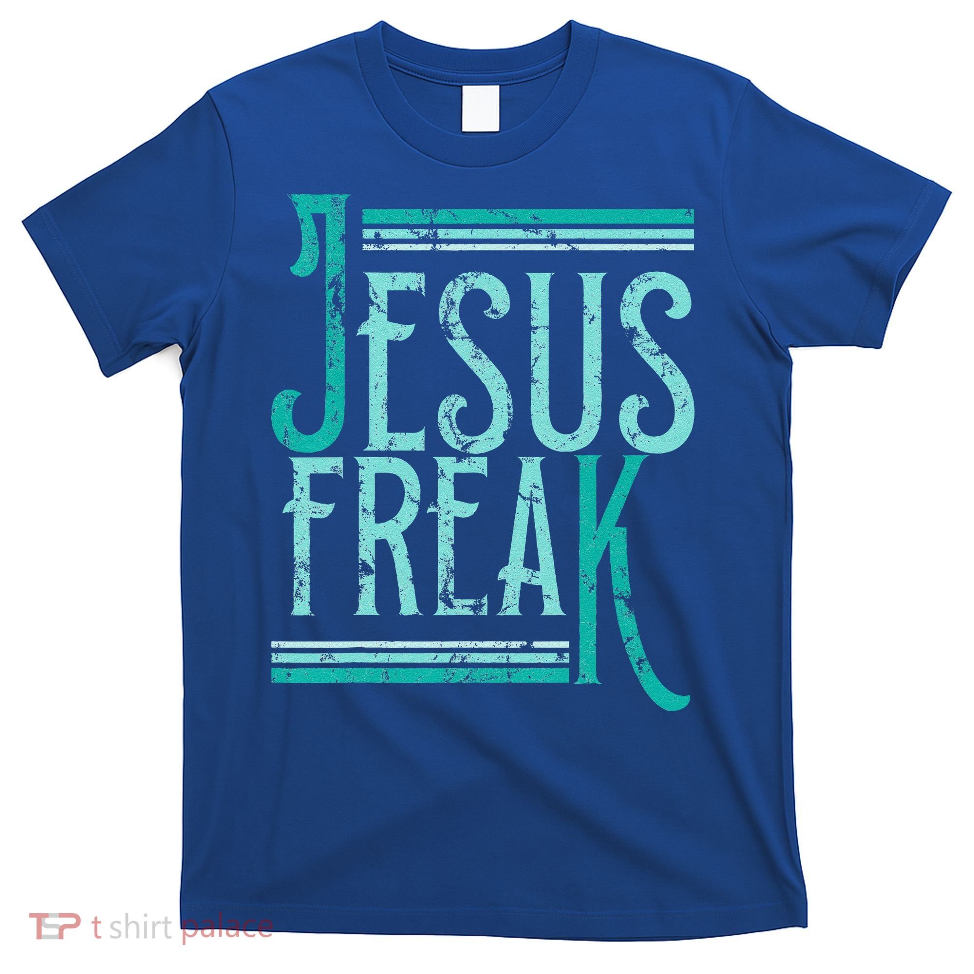 Christian Religious Bible Jesus Freak Distressed T-Shirt
