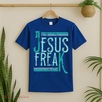 Christian Religious Bible Jesus Freak Distressed T-Shirt thumb 2