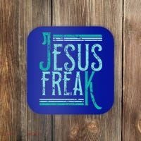 Christian Religious Bible Jesus Freak Distressed Coaster thumb 0