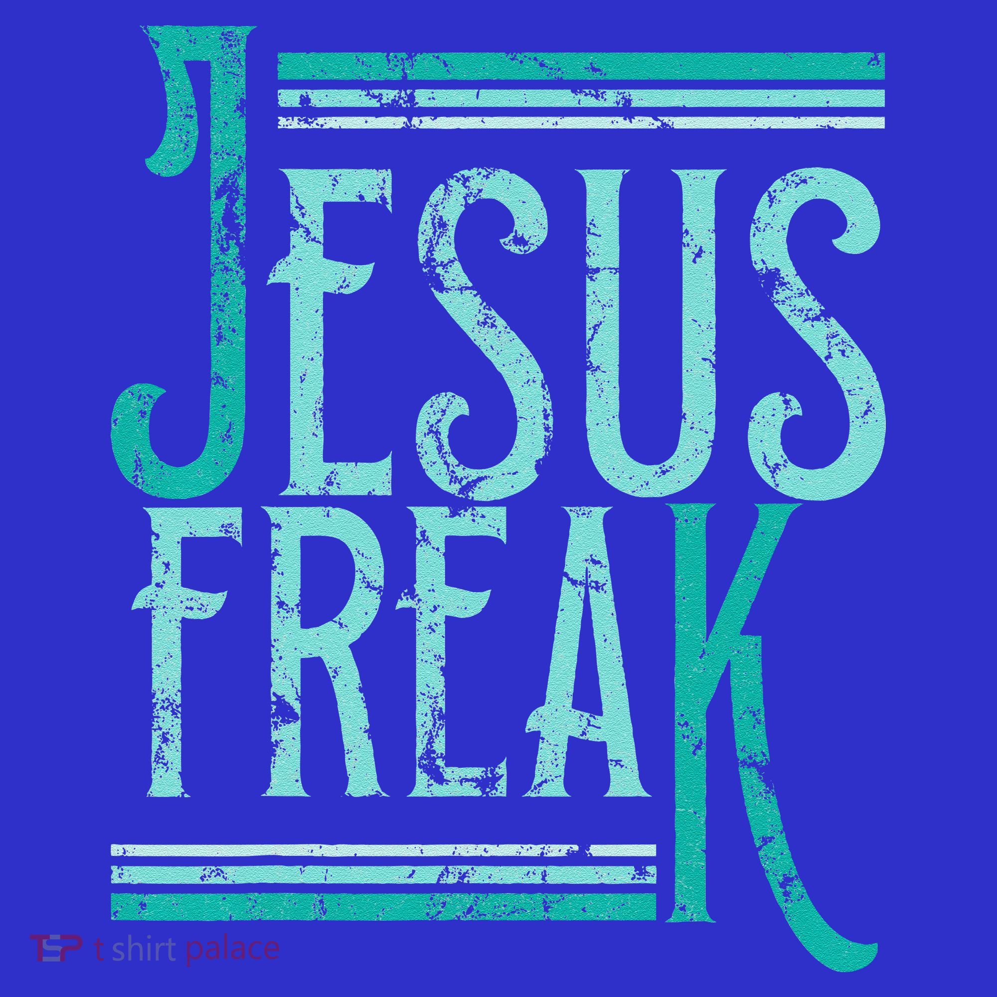 Christian Religious Bible Jesus Freak Distressed Coaster
