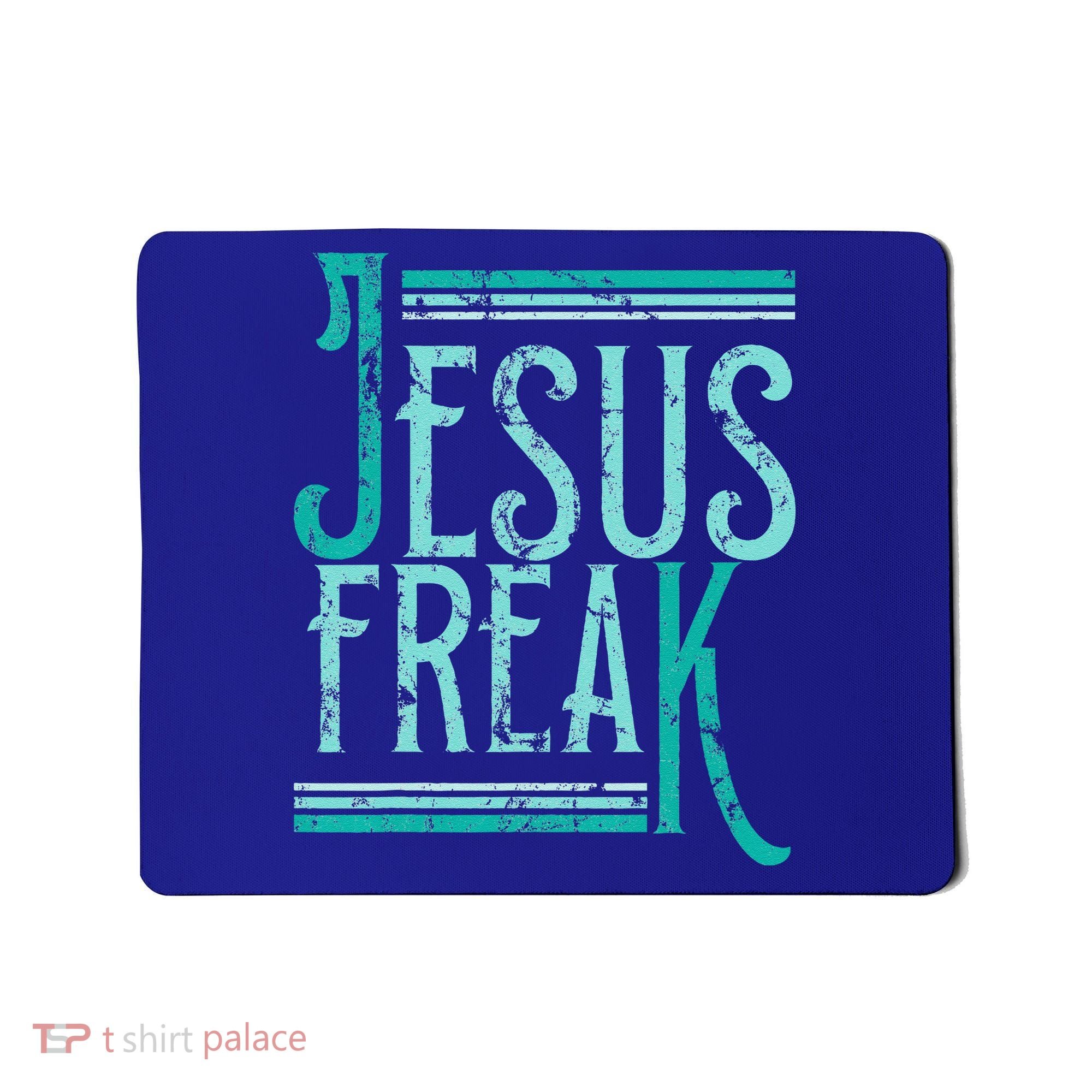 Christian Religious Bible Jesus Freak Distressed Mousepad