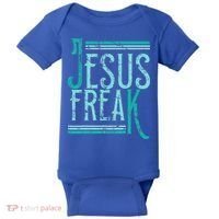 Christian Religious Bible Jesus Freak Distressed Baby Bodysuit thumb 0