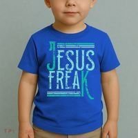 Christian Religious Bible Jesus Freak Distressed Toddler T-Shirt thumb 2