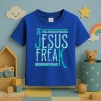 Christian Religious Bible Jesus Freak Distressed Toddler T-Shirt thumb 3