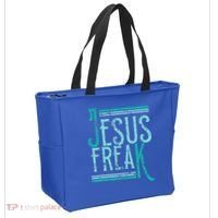 Christian Religious Bible Jesus Freak Distressed Tote Bag thumb 2