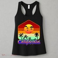California Retro Beach Sunset Logo Women's Tank Top thumb 3