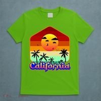 California Retro Beach Sunset Logo T-Shirt thumb 5