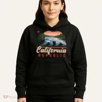 California Republic Bear Cali West Coast Beach Sunset Hoodie thumb 5