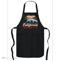 California Republic Bear Cali West Coast Beach Sunset Apron thumb 0