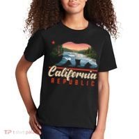 California Republic Bear Cali West Coast Beach Sunset Kids T-Shirt thumb 2