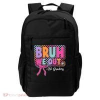 Cute Retro Bruh We Out First Graders Backpack thumb 0