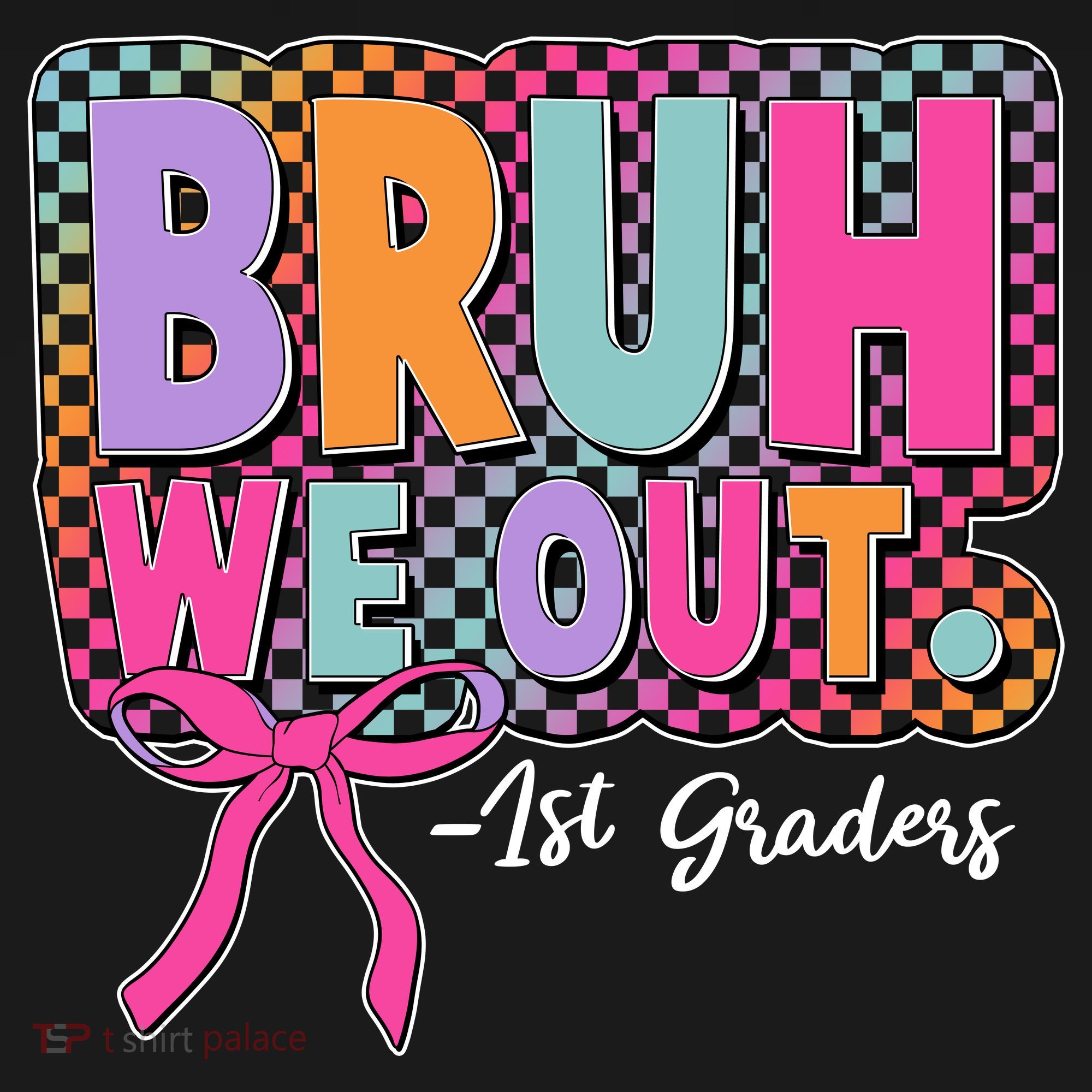 Cute Retro Bruh We Out First Graders Backpack