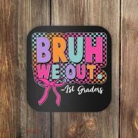 Cute Retro Bruh We Out First Graders Coaster thumb 0