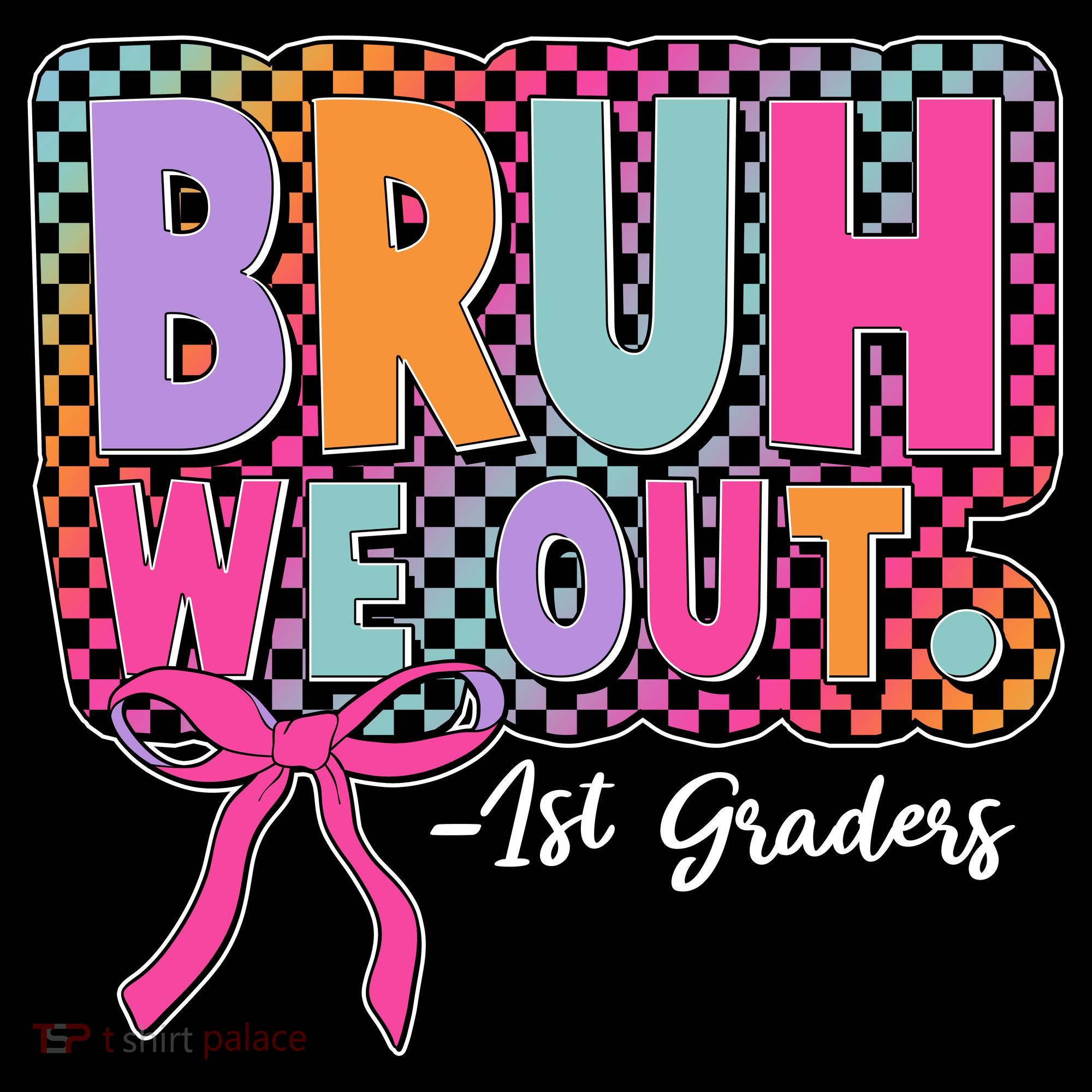 Cute Retro Bruh We Out First Graders Toddler Hoodie