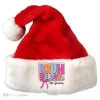Cute Retro Bruh We Out First Graders Santa Hat thumb 0