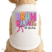 Cute Retro Bruh We Out First Graders Doggie Tank thumb 0