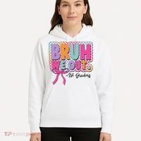 Cute Retro Bruh We Out First Graders Hoodie thumb 5